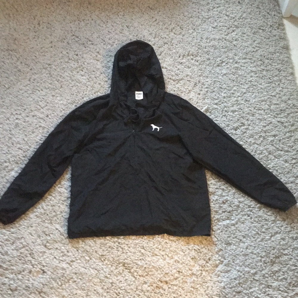 Victoria’s Secret/ Pink Black half zip